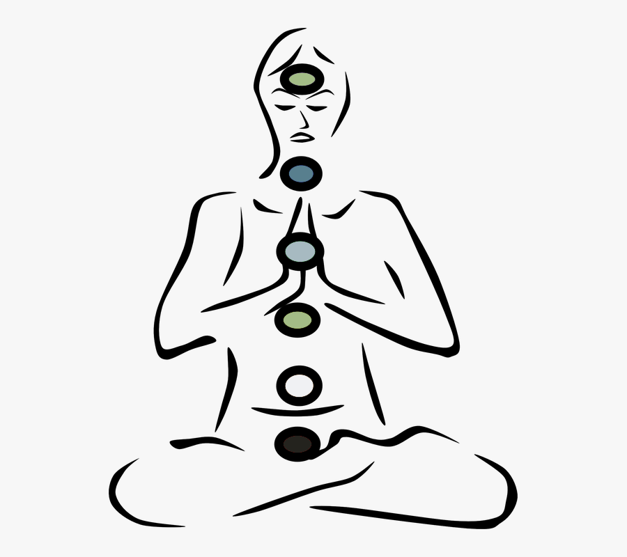 You May Have Habits You Want To Free Yourself Of Like - Yoga Pose With Chakra, Transparent Clipart