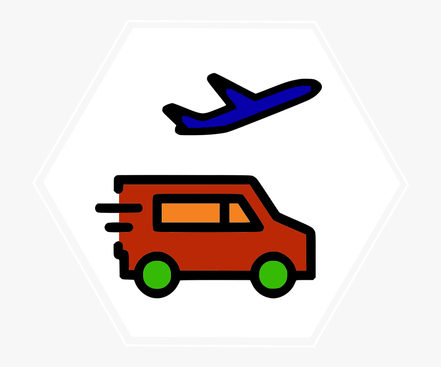 Airport Pick Up & Drop Off - Pick Up And Drop Sign, Transparent Clipart