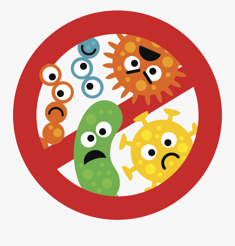 Cute Bacteria Cartoon, Transparent Clipart