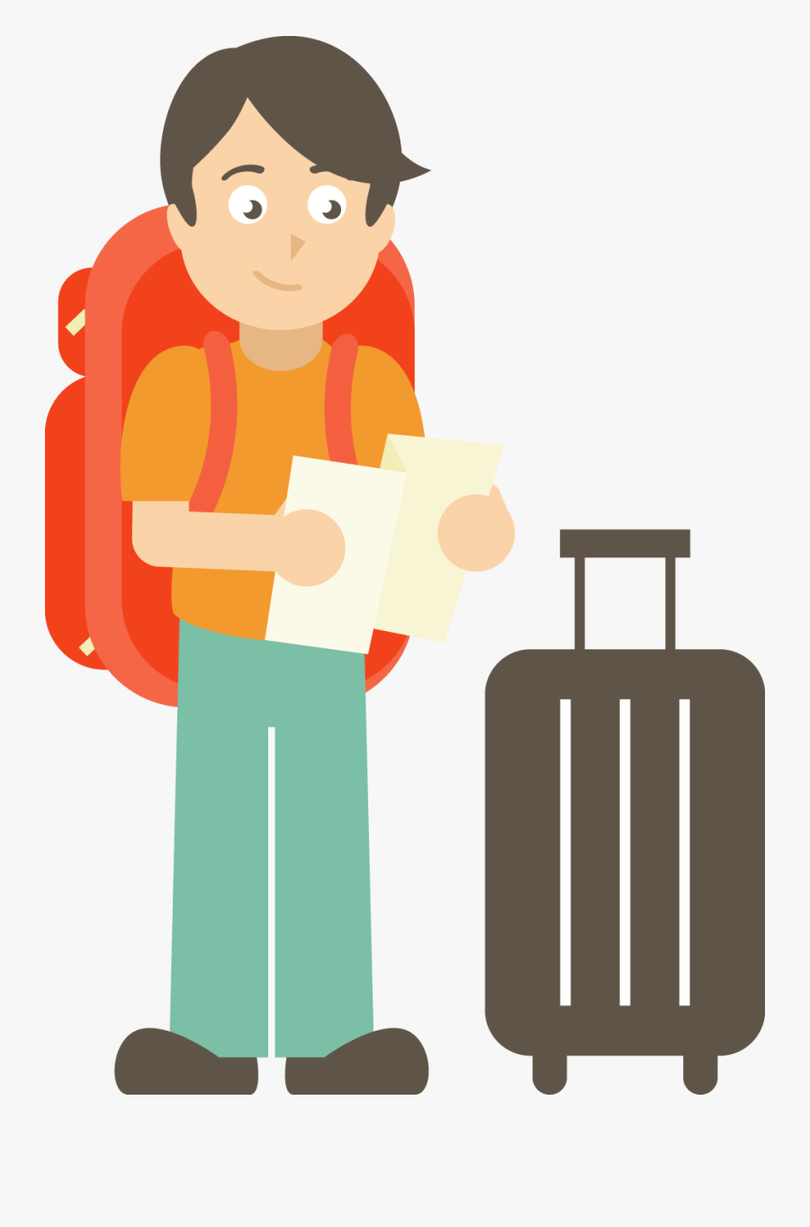 Transparent Airport Clipart - Traveler Png, Transparent Clipart