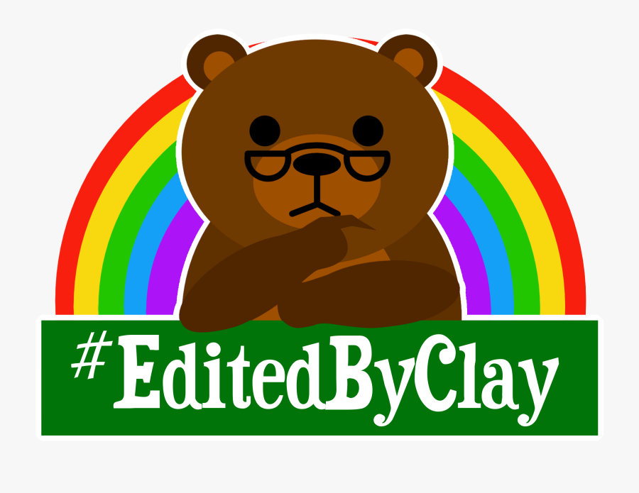 Clay Rainbow - Teddy Bear, Transparent Clipart