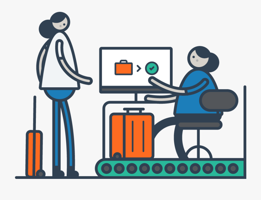 Mflow Delivers For Airports - Airport Check In Png, Transparent Clipart