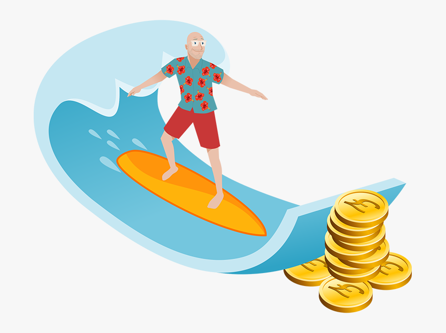 Surfing, Transparent Clipart