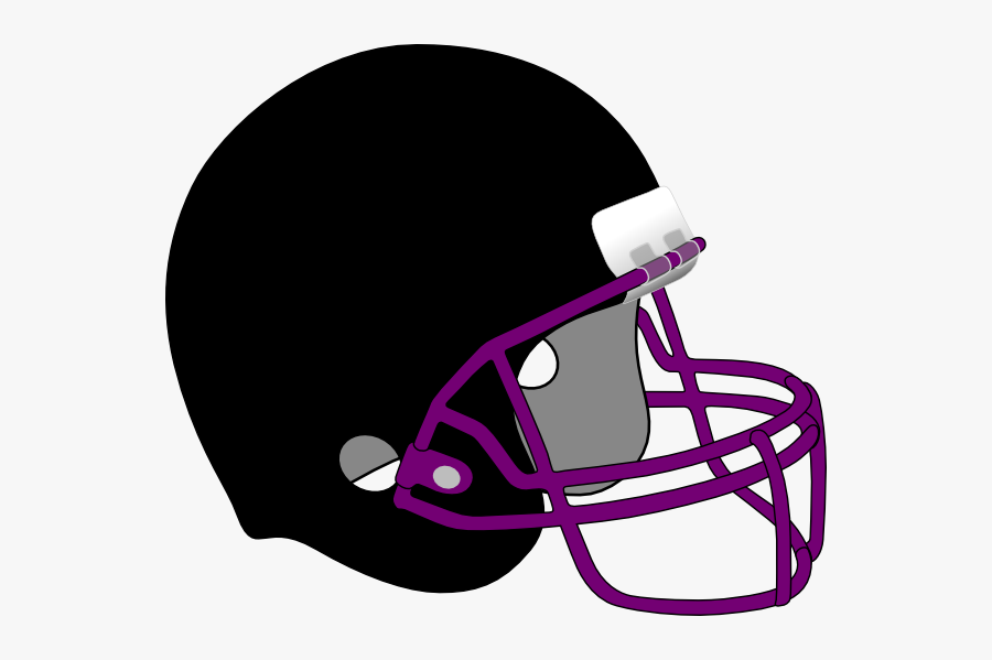 Football Helmet B&n Clip Art - Black Football Helmet Png, Transparent Clipart