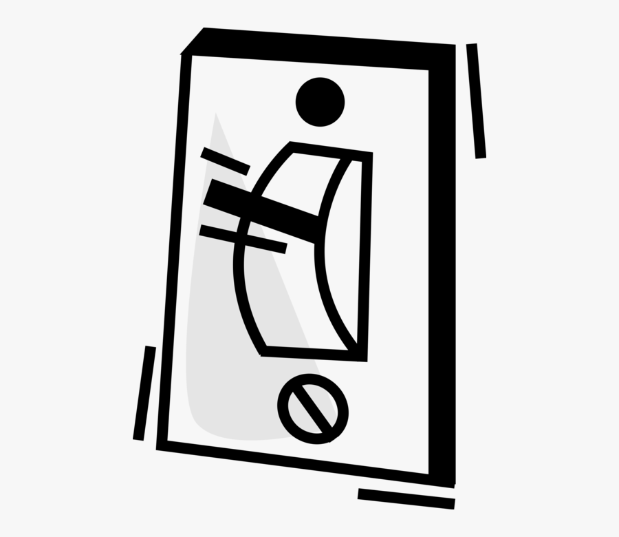 Vector Illustration Of Electric Light Switch On Off, Transparent Clipart
