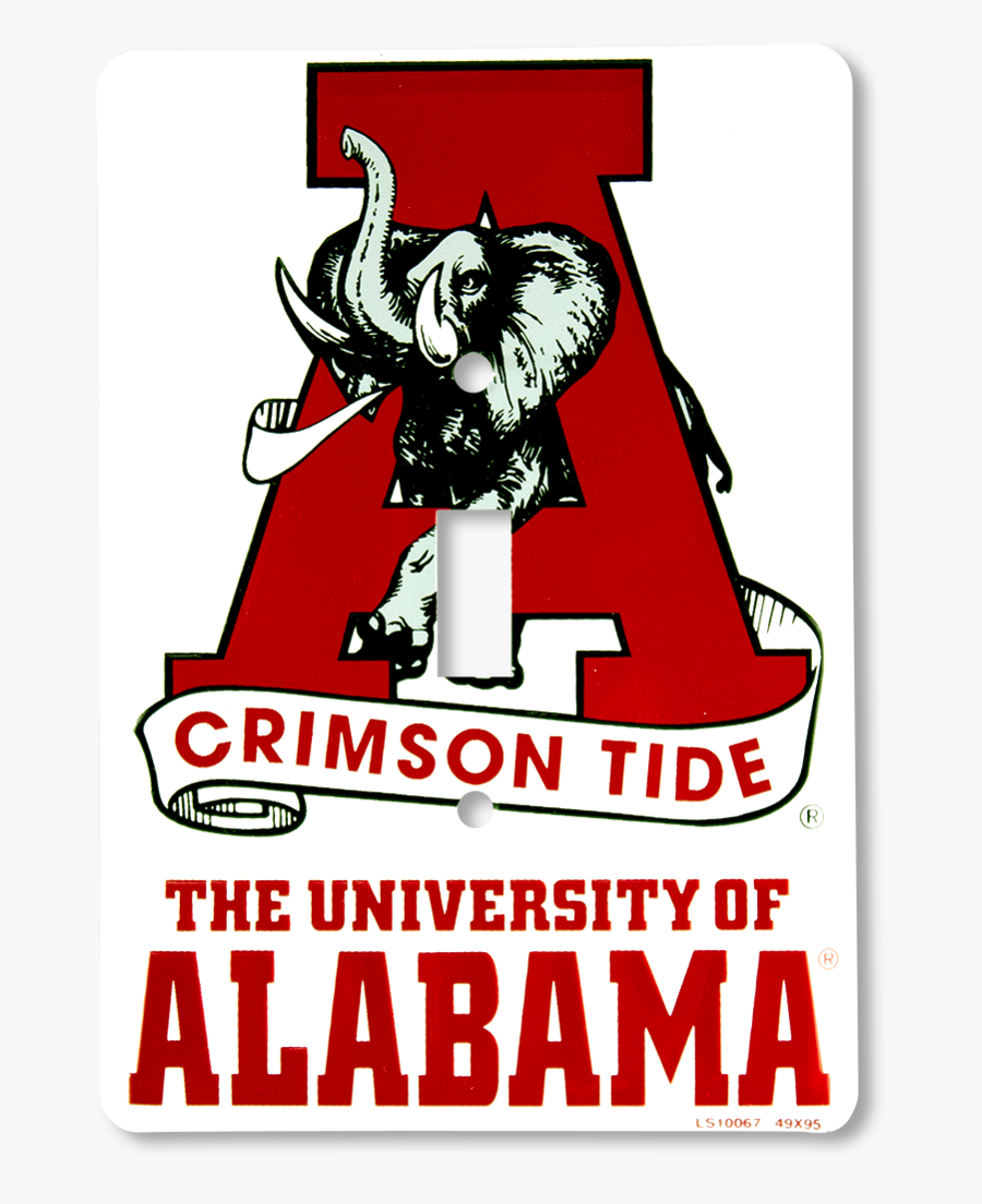 Alabama Crimson Tide Light Switch - Alabama Crimson Tide, Transparent Clipart