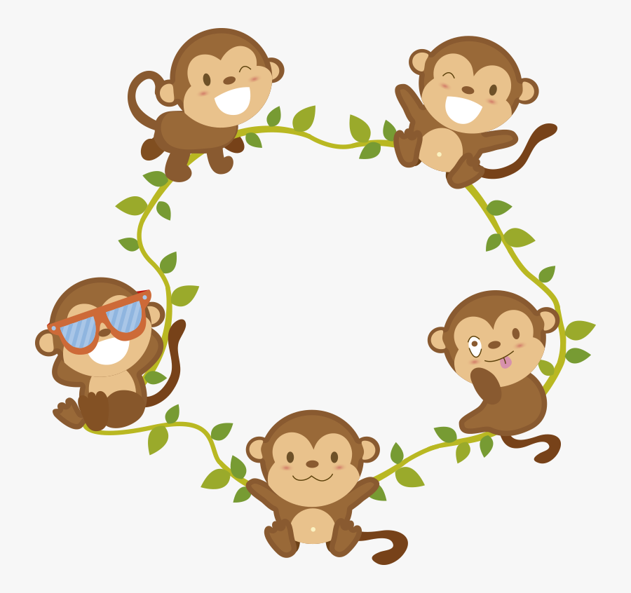 Baby Äffchen Comic, Transparent Clipart