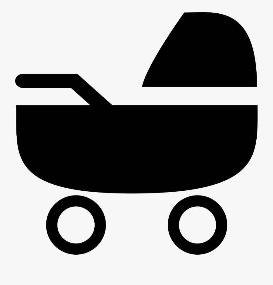 Si Glyph Baby Stroller, Transparent Clipart