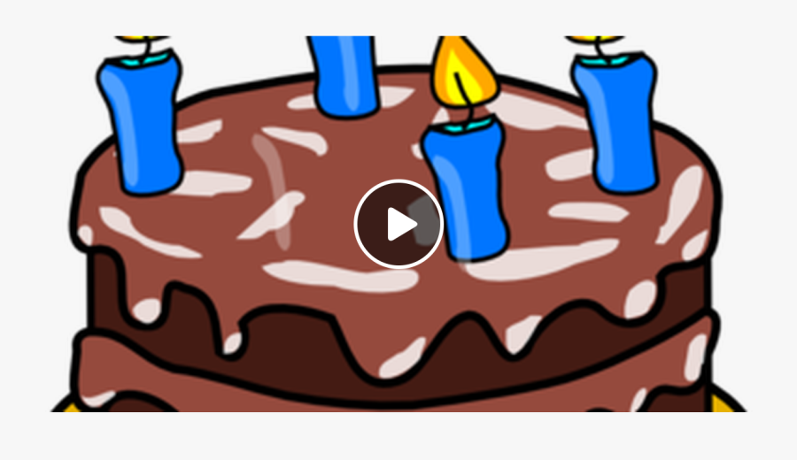 Fourth Anniversary Year Of Sweeney"s Gumbo Yaya By - Transparent Background Birthday Cake Clipart, Transparent Clipart