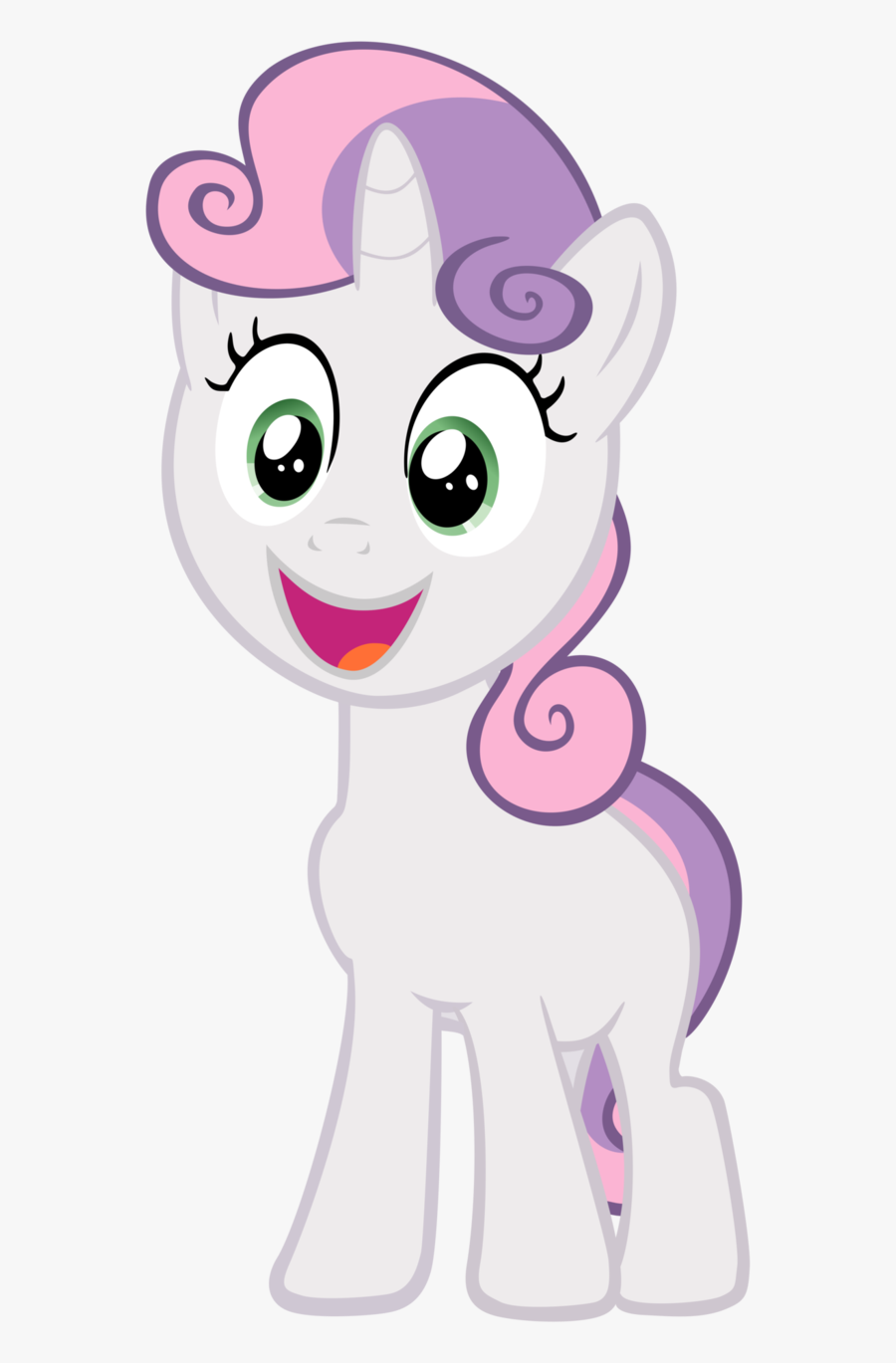 Sweetie Belle Pony Pink Cartoon Purple Mammal Fictional - Sweetie Belle Yay, Transparent Clipart