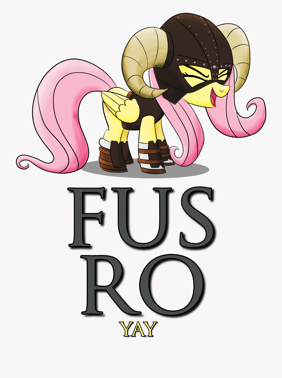 12731224 Original - Fus Ro Yay, Transparent Clipart