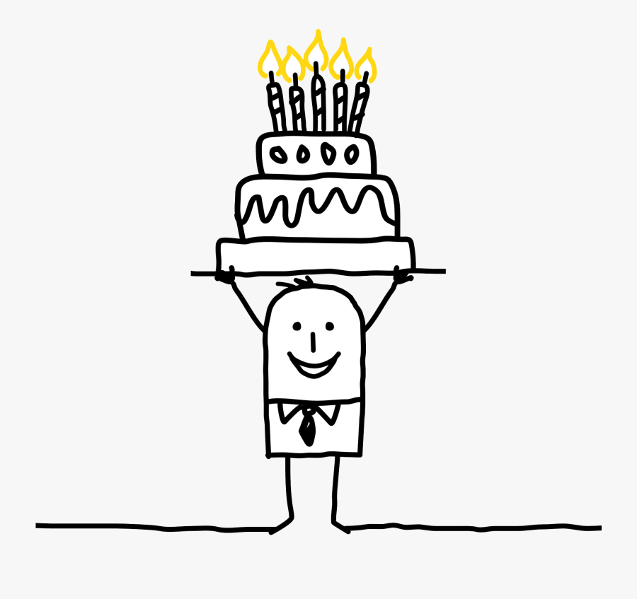 Transparent Clipart Gratuit Anniversaire - Torta Cumpleaños Hombre, Transparent Clipart