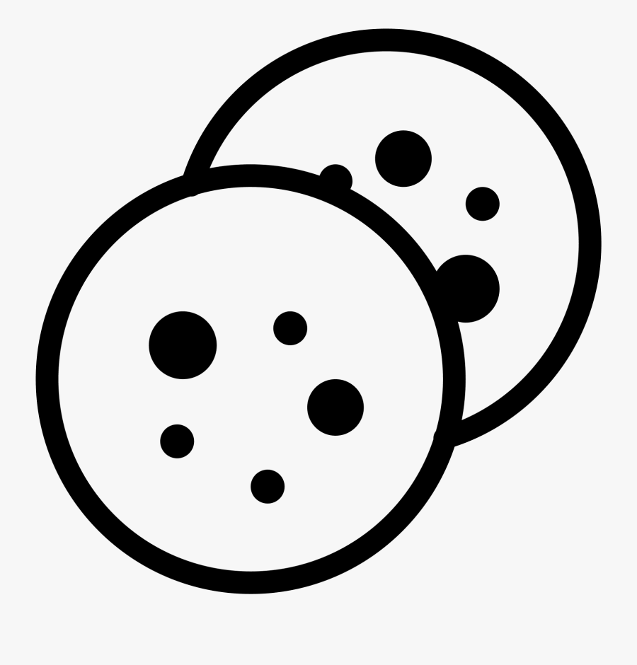 Cookie Clipart Png Black And White, Transparent Clipart