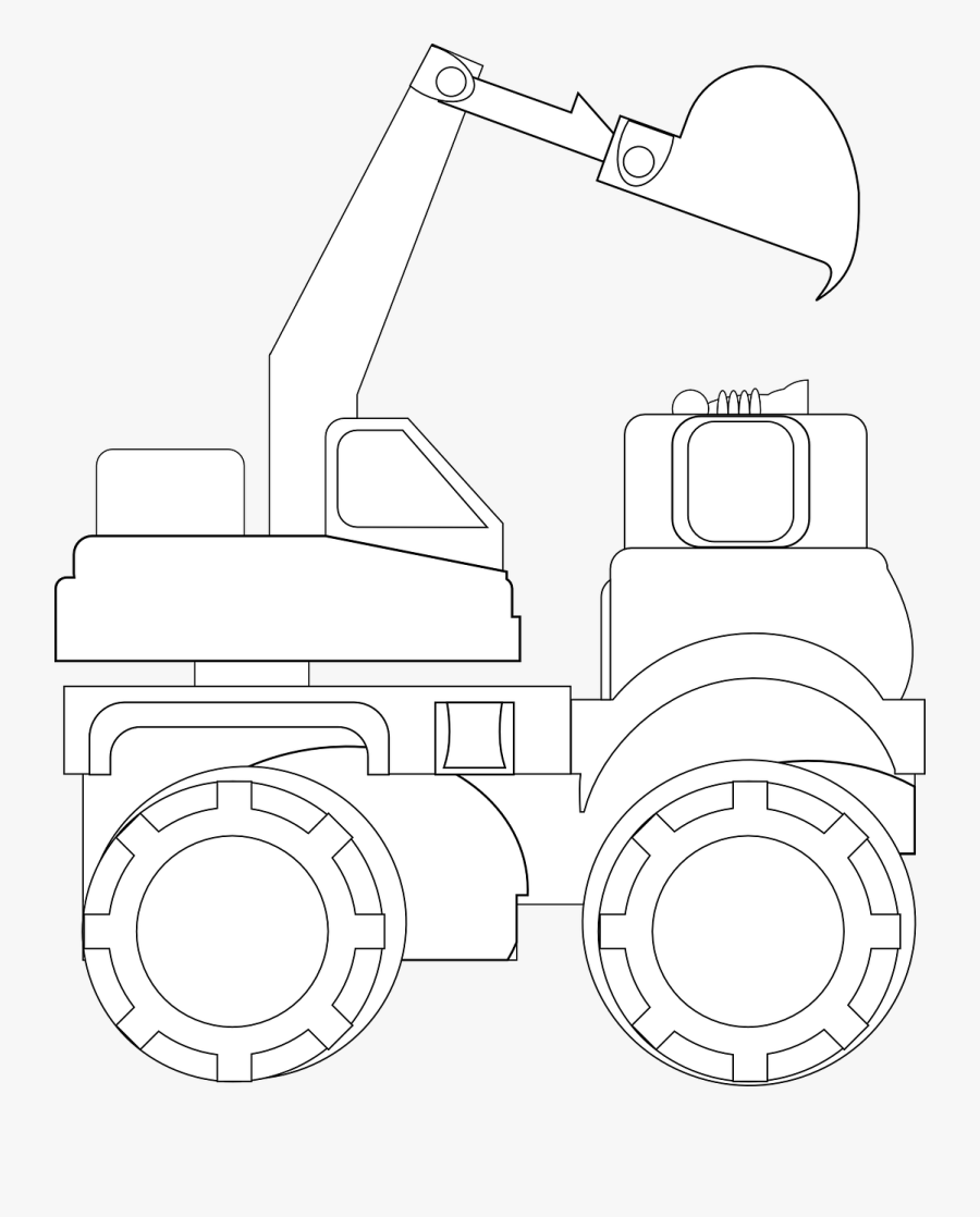 Dumper Caterpillar Lever Free Picture - Excavator, Transparent Clipart