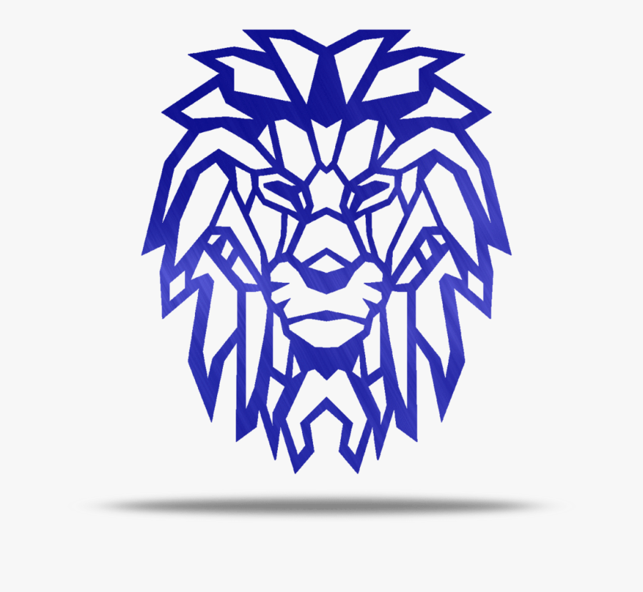 Transparent Wall Art Png - Best Geometric Lion Drawings, Transparent Clipart