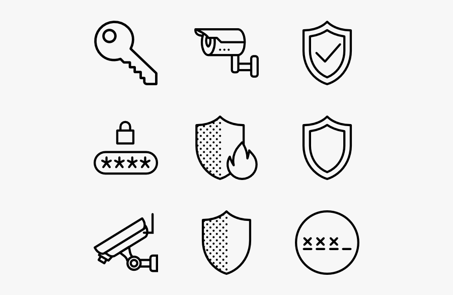 Security Elements - Laundry Icons Png, Transparent Clipart
