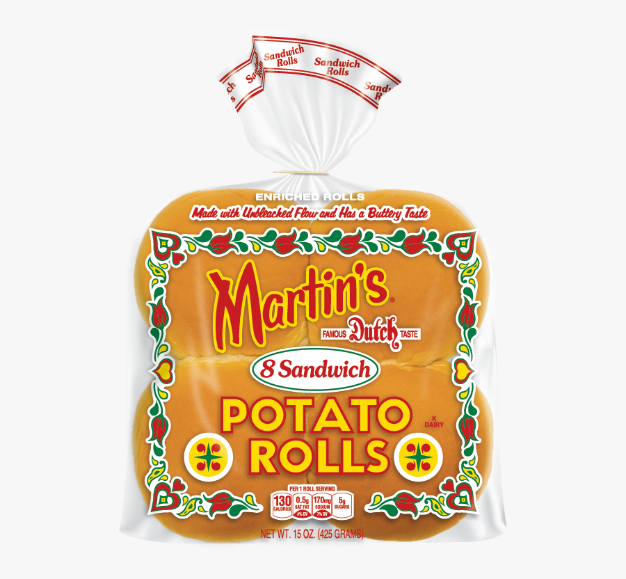 Martin"s® Sandwich Potato Rolls - Martin's Potato Sandwich Rolls, Transparent Clipart