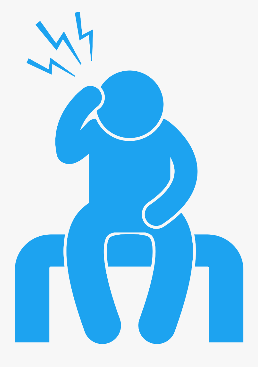 Headache Black Png, Transparent Clipart