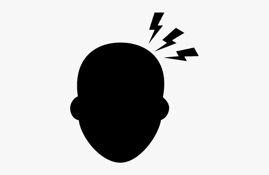 Transparent Headache Clipart, Headache Png Image - Silhouette, Transparent Clipart