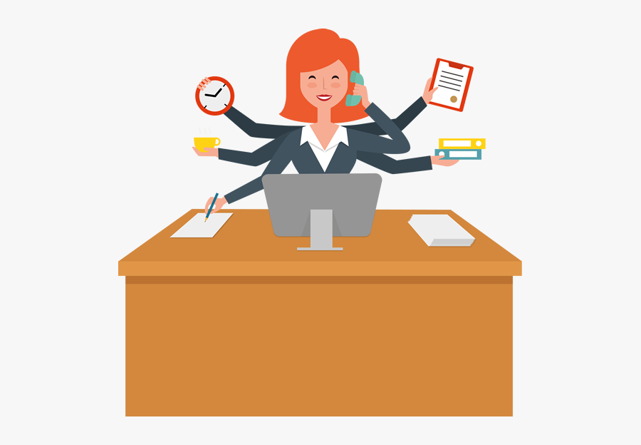 Hospitality Recruitment Headache - Time Management Of A Secretary, Transparent Clipart