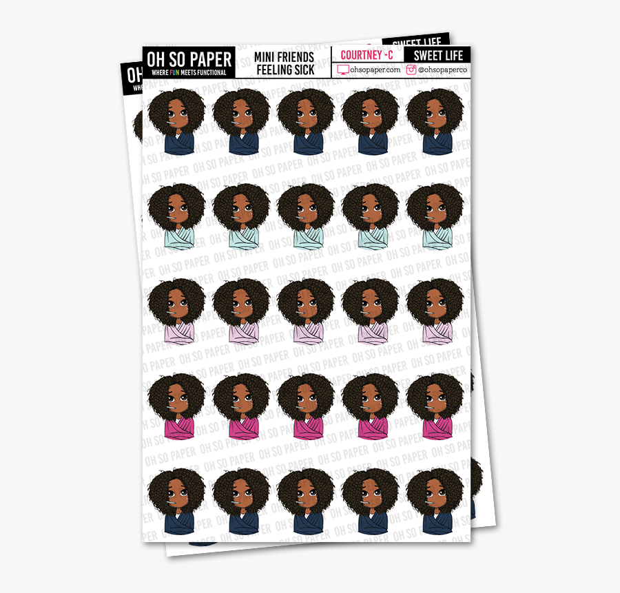 Mini Friends Headache - Poster, Transparent Clipart