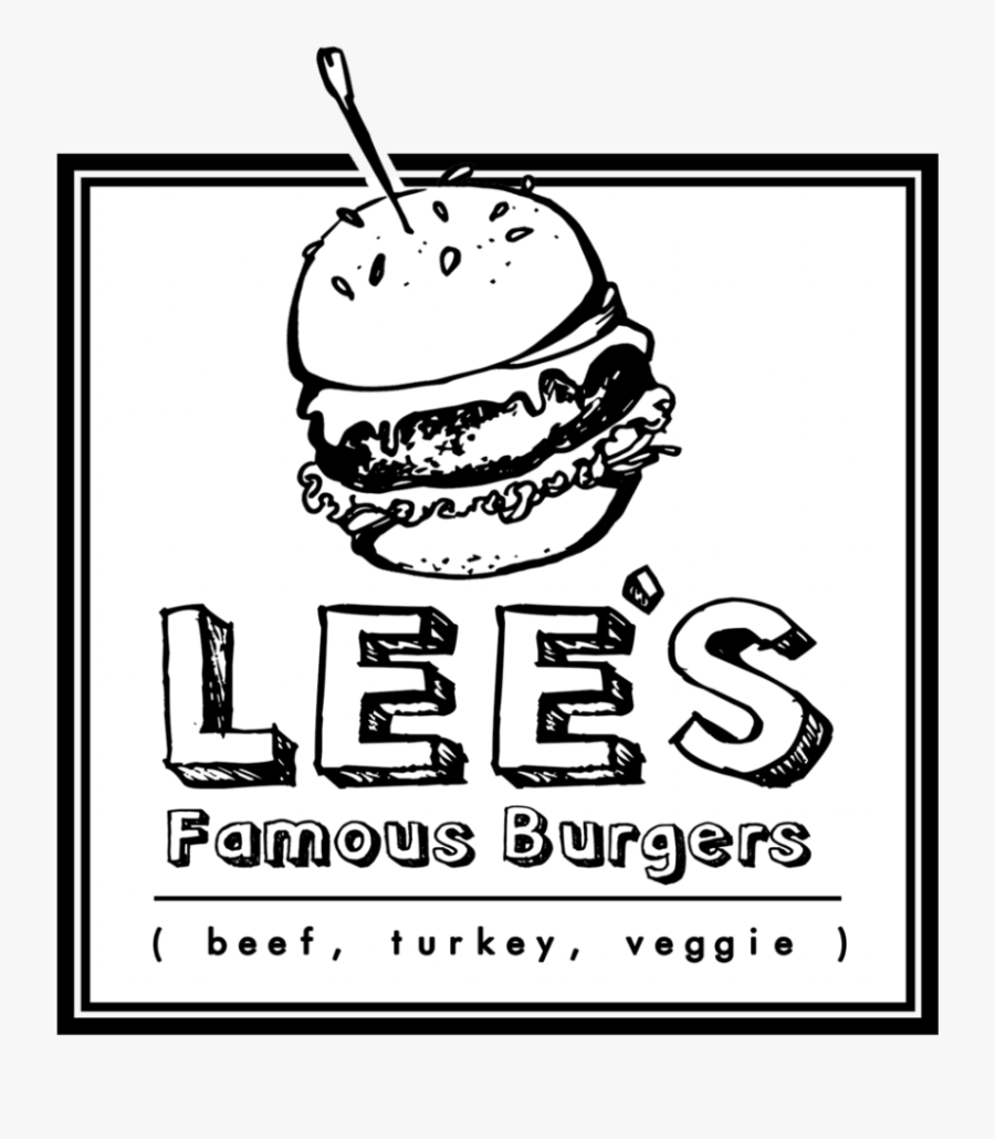 Lee"s Famous Burgers, Transparent Clipart