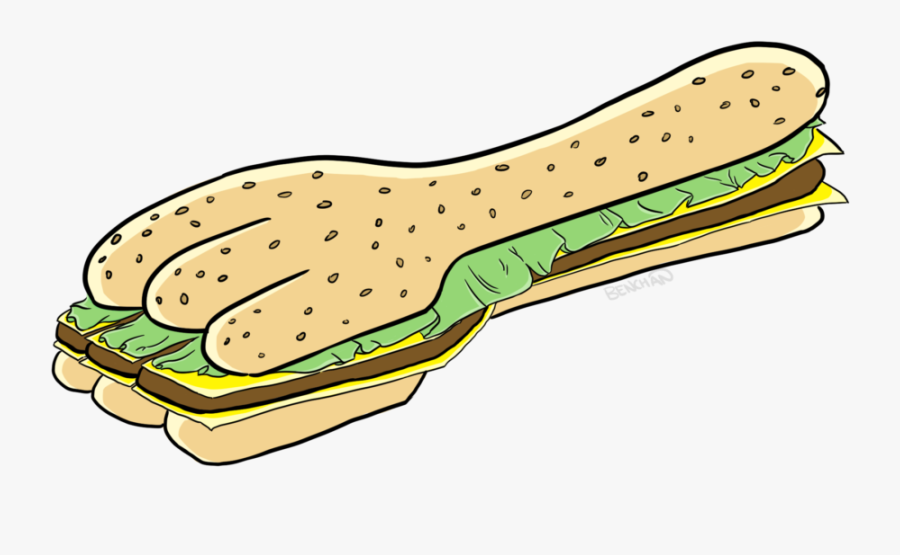 Cheeseburgerfork, Transparent Clipart