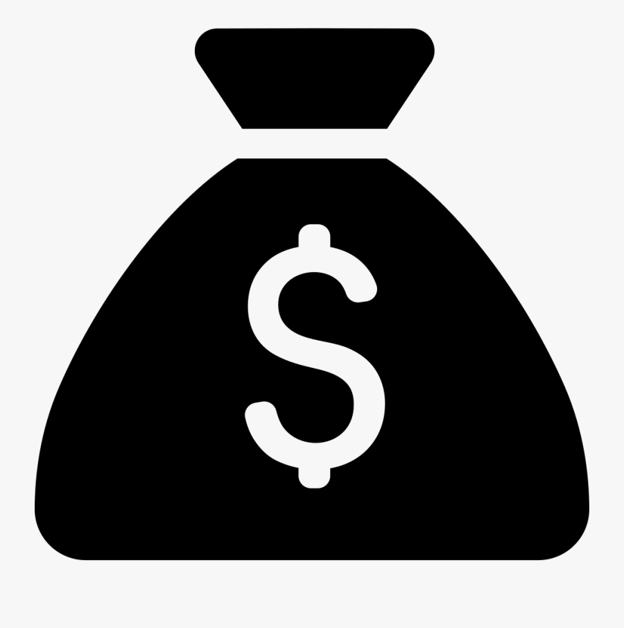 Bag Of Money With Dollar Sign - Simbolo De Dinero Png, Transparent Clipart