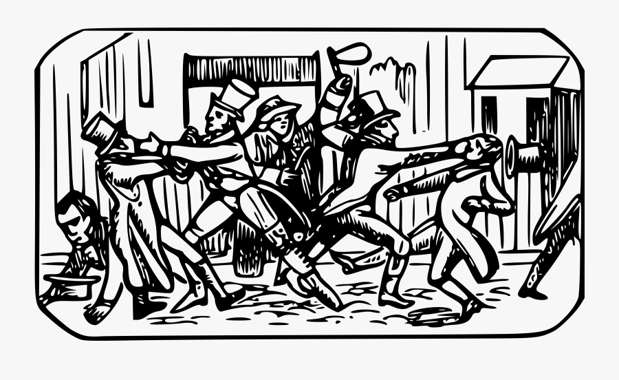Fight Clipart Fist Fight - Street Fight Clipart, Transparent Clipart