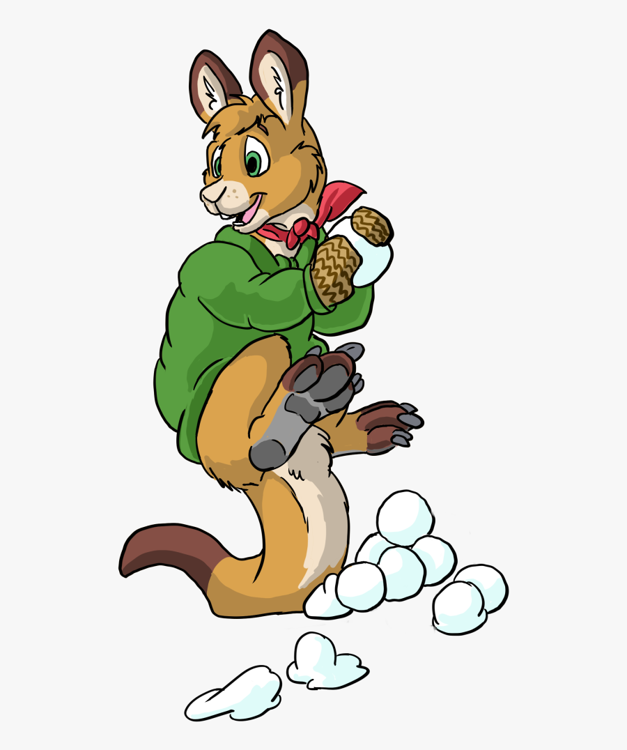 Snowball Fight Flinters - Cartoon, Transparent Clipart