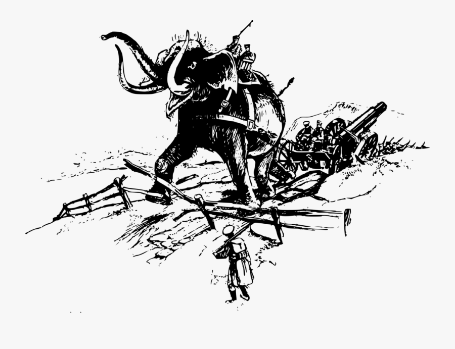 Strange Fight - Drawing, Transparent Clipart