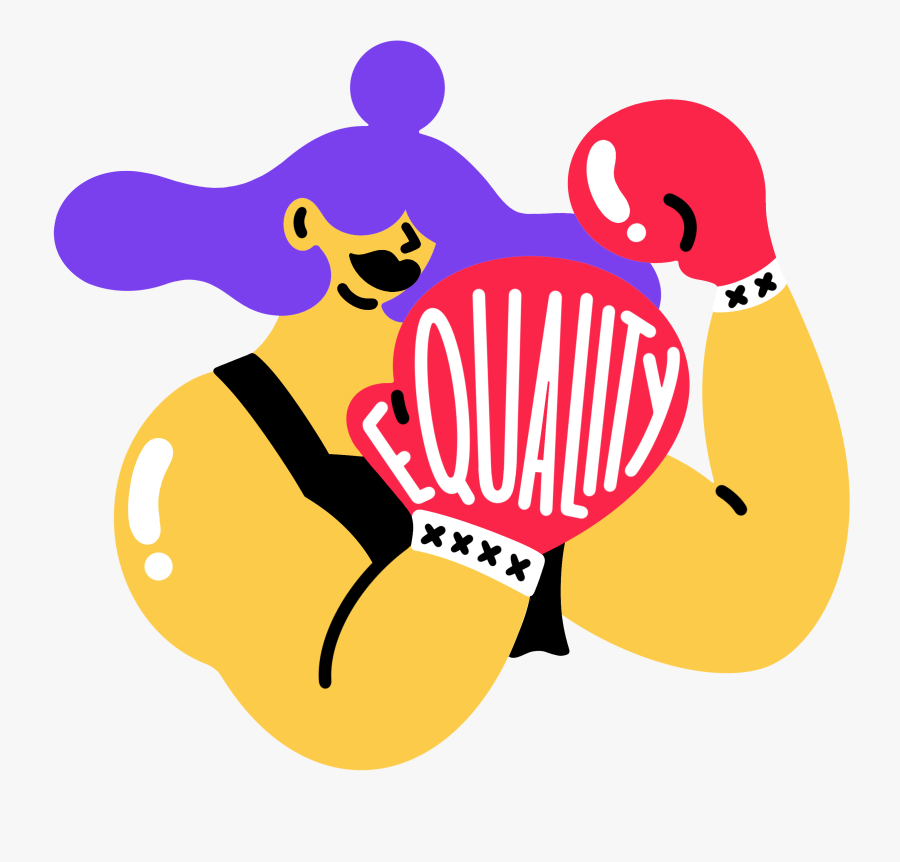 Fighting For Equality, Transparent Clipart