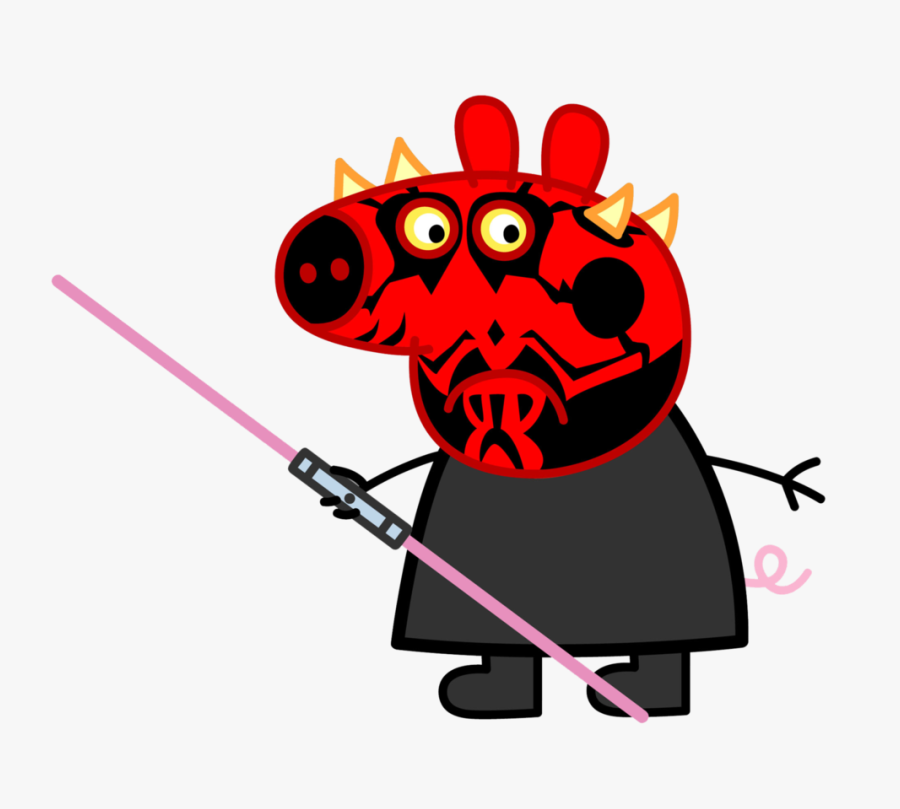 Darth Peppa Pig Monster By Huuthuat - Peppa Pig Mlg Png, Transparent Clipart