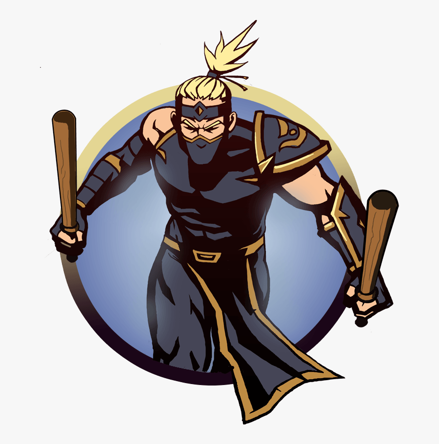 Ninja Man Batons - Shadow Fight Hero 2, Transparent Clipart