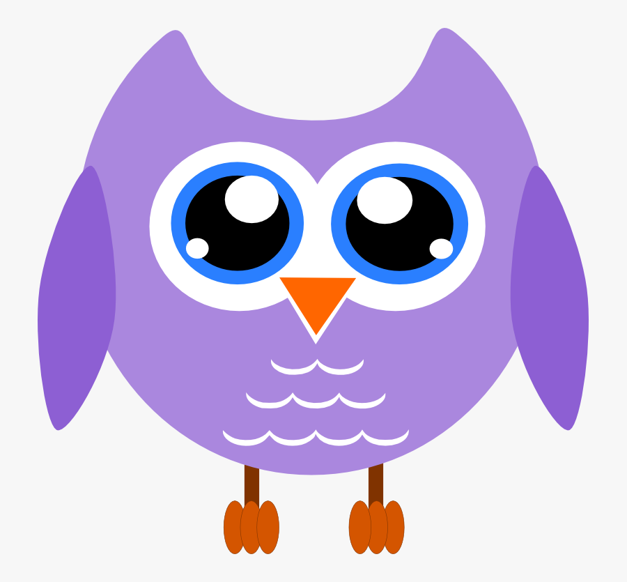 28 Collection Of Purple Owl Clipart - Owl Clipart Free Background, Transparent Clipart