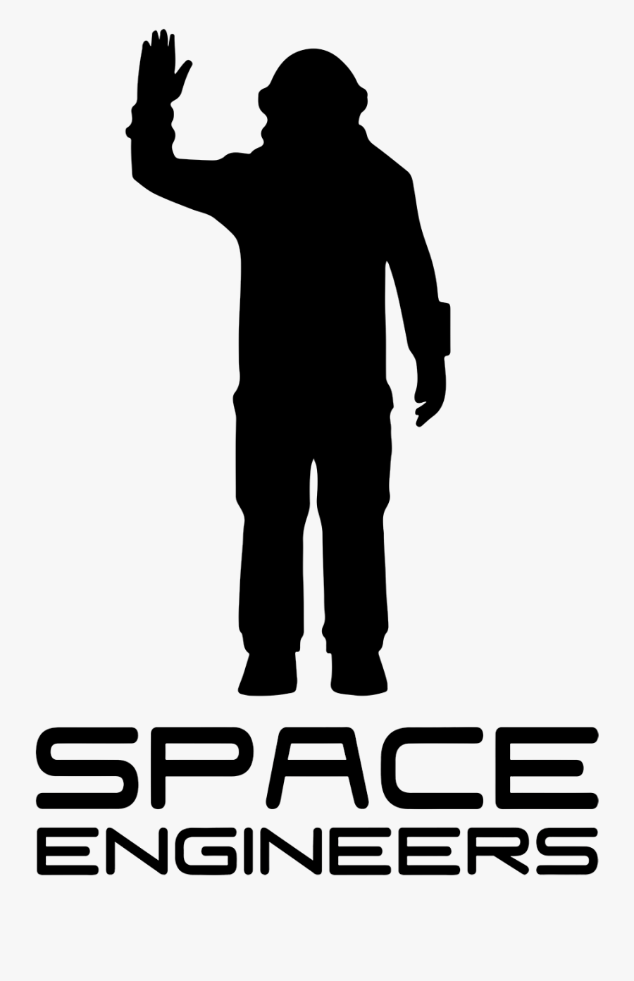 Spacelogoblack - Space Engineers, Transparent Clipart