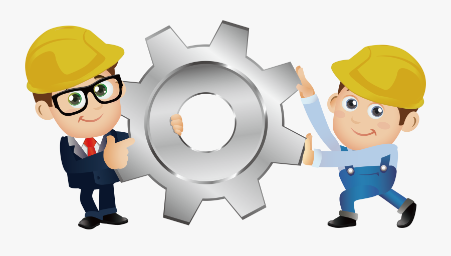 Engineer Clipart Clipart Vector - Cartoon Engineer Png, Transparent Clipart