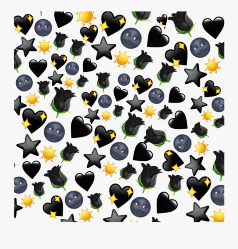 #freetoedit #emotions #emoji #emotion #emojis #emojicollage - Emoji Background Picsart Black, Transparent Clipart