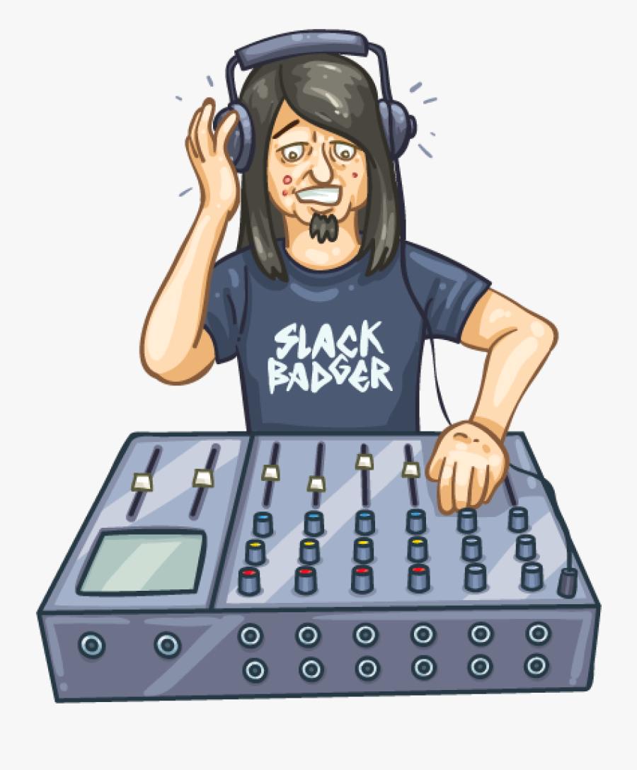 Sound Engineer Cartoon, Transparent Clipart