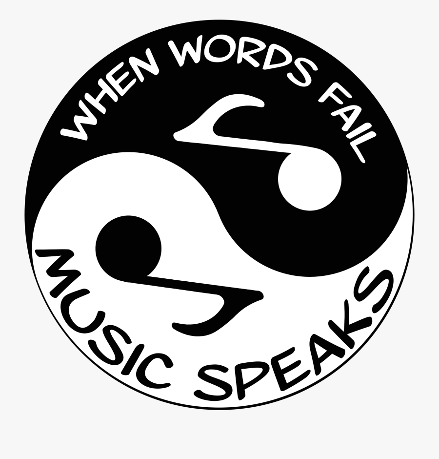 Transparent Yinyang Clipart - Music Symbols, Transparent Clipart