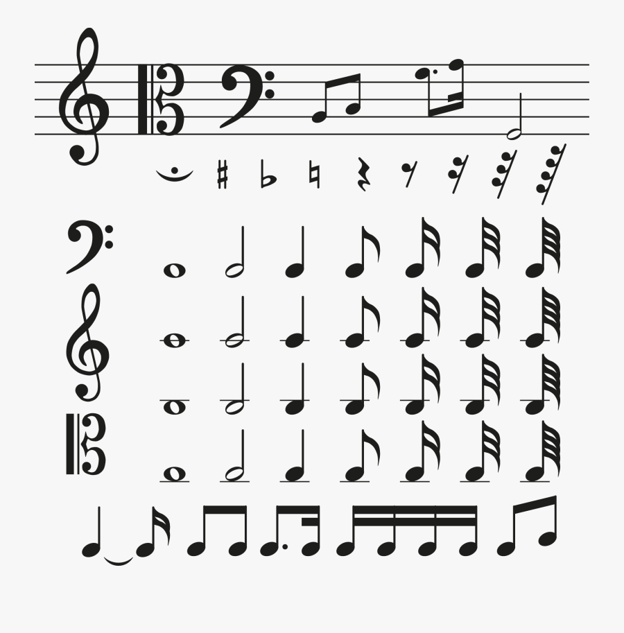 Music Notes, Transparent Clipart