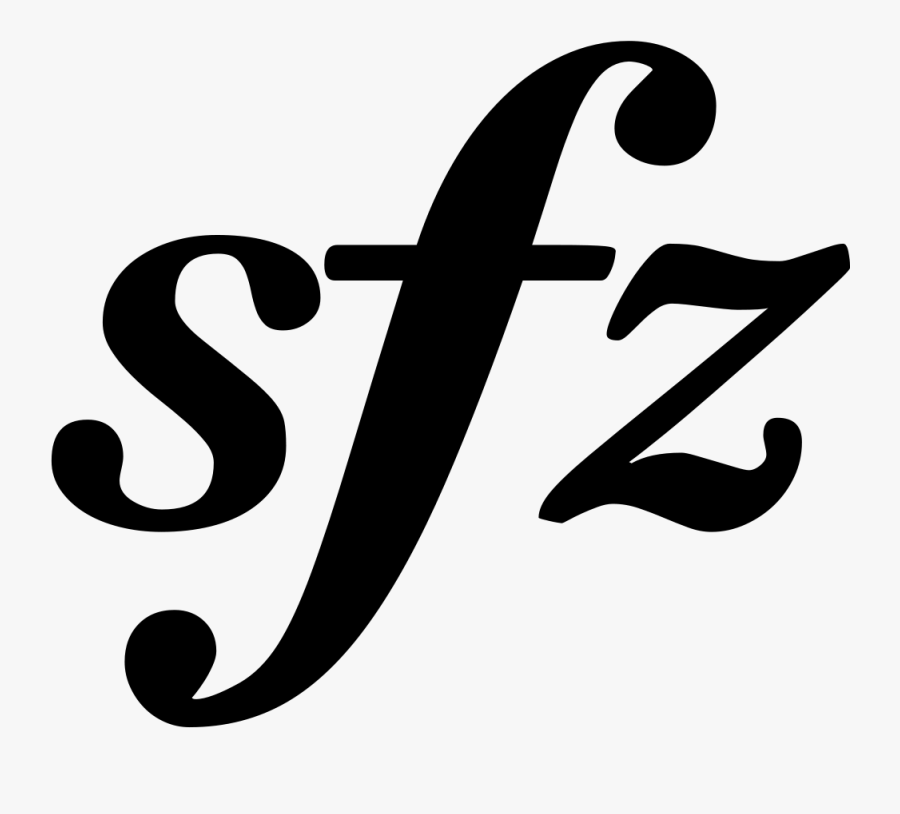 Sfz Music, Transparent Clipart