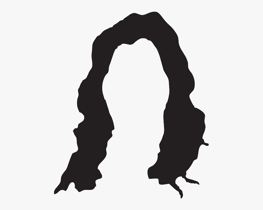 Head, Black, Silhouette, Style, Hair, Wig - Wig Silhouette, Transparent Clipart