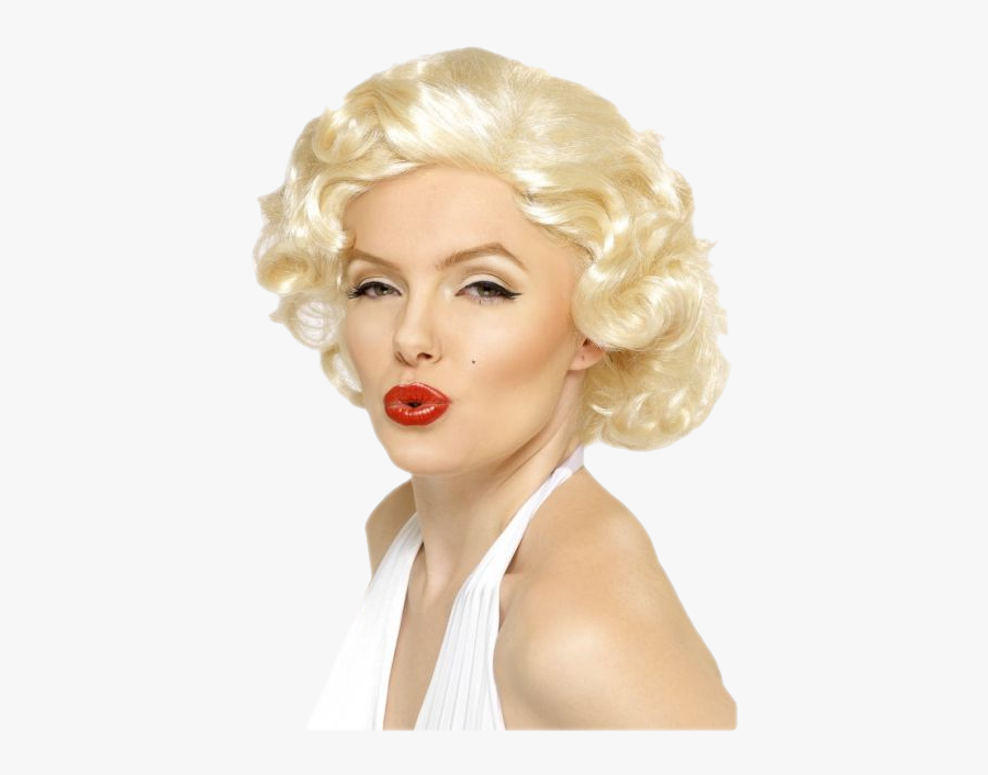 Clip Art Wig Costume Woman Female - Marilyn Monroe Wig, Transparent Clipart