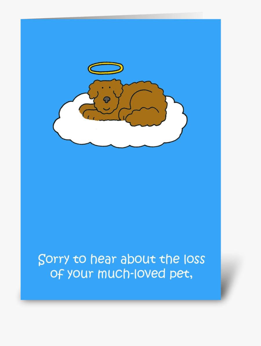 Loss Of Pet Dog, Sympathy - Sorry Loss Of Bird, Transparent Clipart
