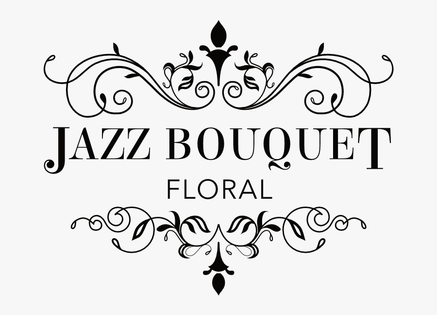 Jazz Bouquet Floral - Black And White Wedding Floral, Transparent Clipart