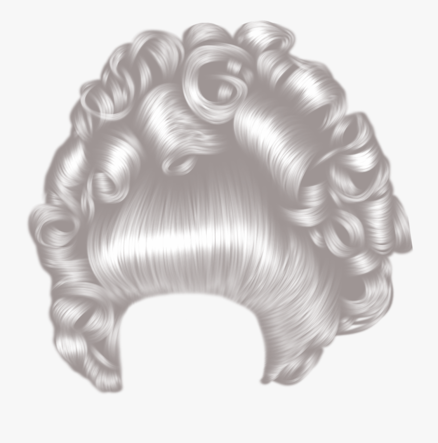 Free Download Grey Hair Png Clipart Cabelo Wig - Big Hair Png, Transparent Clipart
