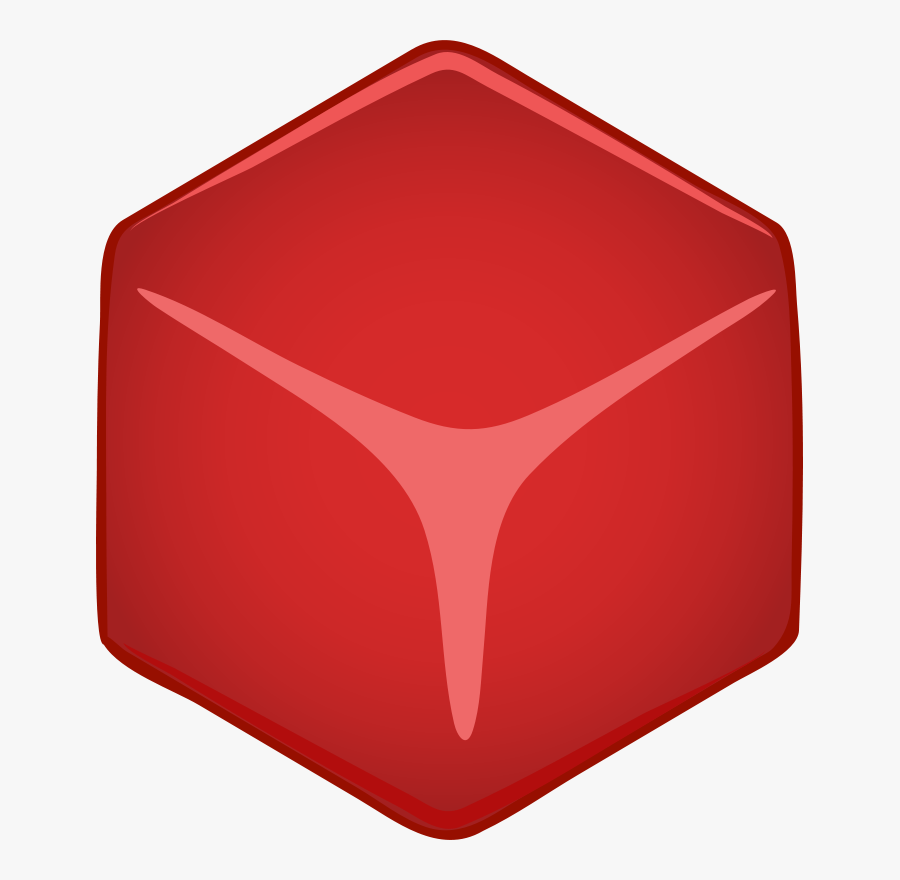Red 3d Cube Svg Clip Arts, Transparent Clipart