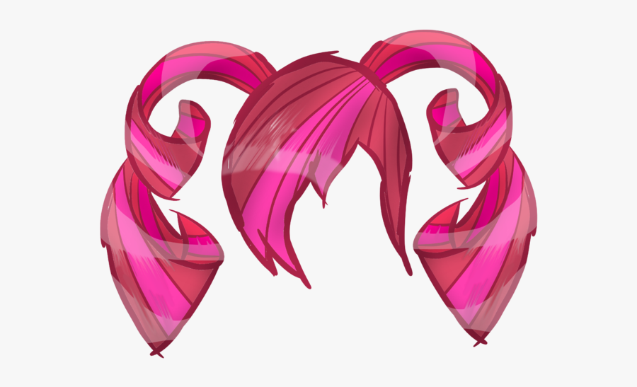 Anime Wig - Illustration, Transparent Clipart