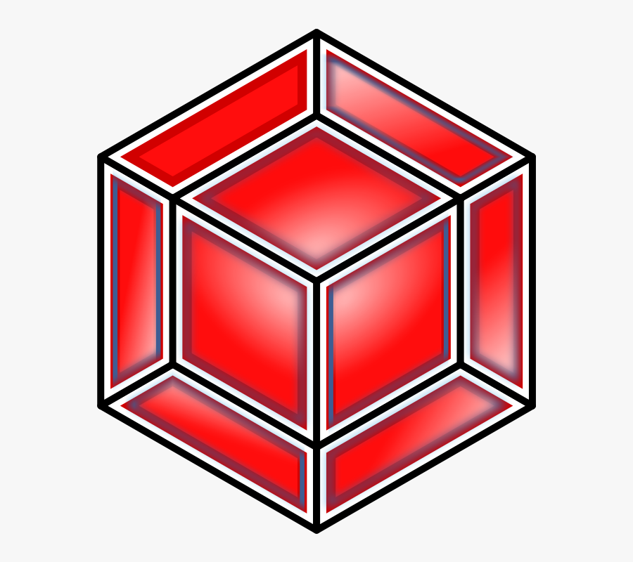 Hyper Cube, Red - Artik Cloud, Transparent Clipart